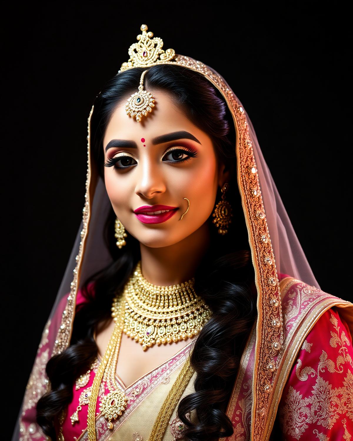 Bride with HD bridal makeup